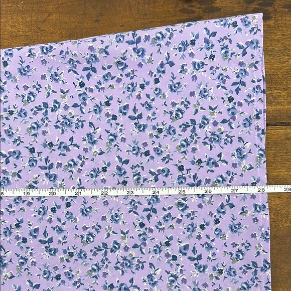 Vintage Lilac Floral Slip Dress Purple Flower Feminine Strap Petite Vacation - Picture 11 of 11